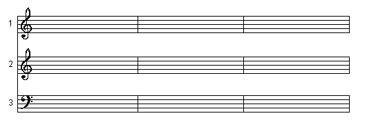 music notation thin thick bar lines movement